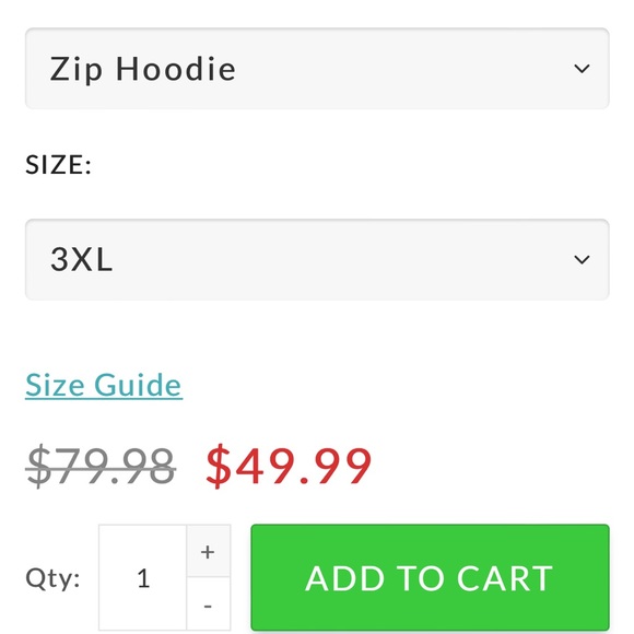 GOPOSTORE 3XL Hockey Lover 3D All Over Printed Full Zip Hoodie - Picture 9 of 11